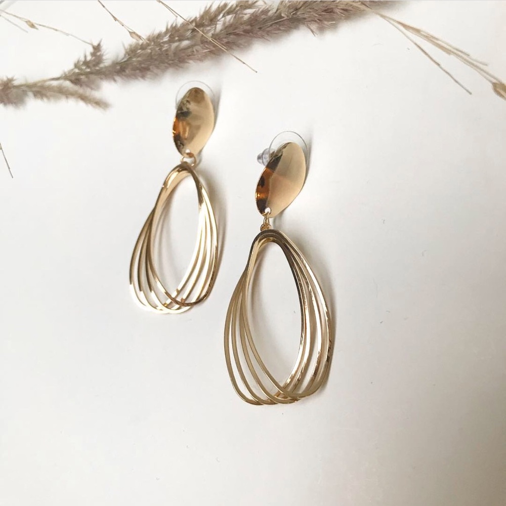 Gold Drop Earrings